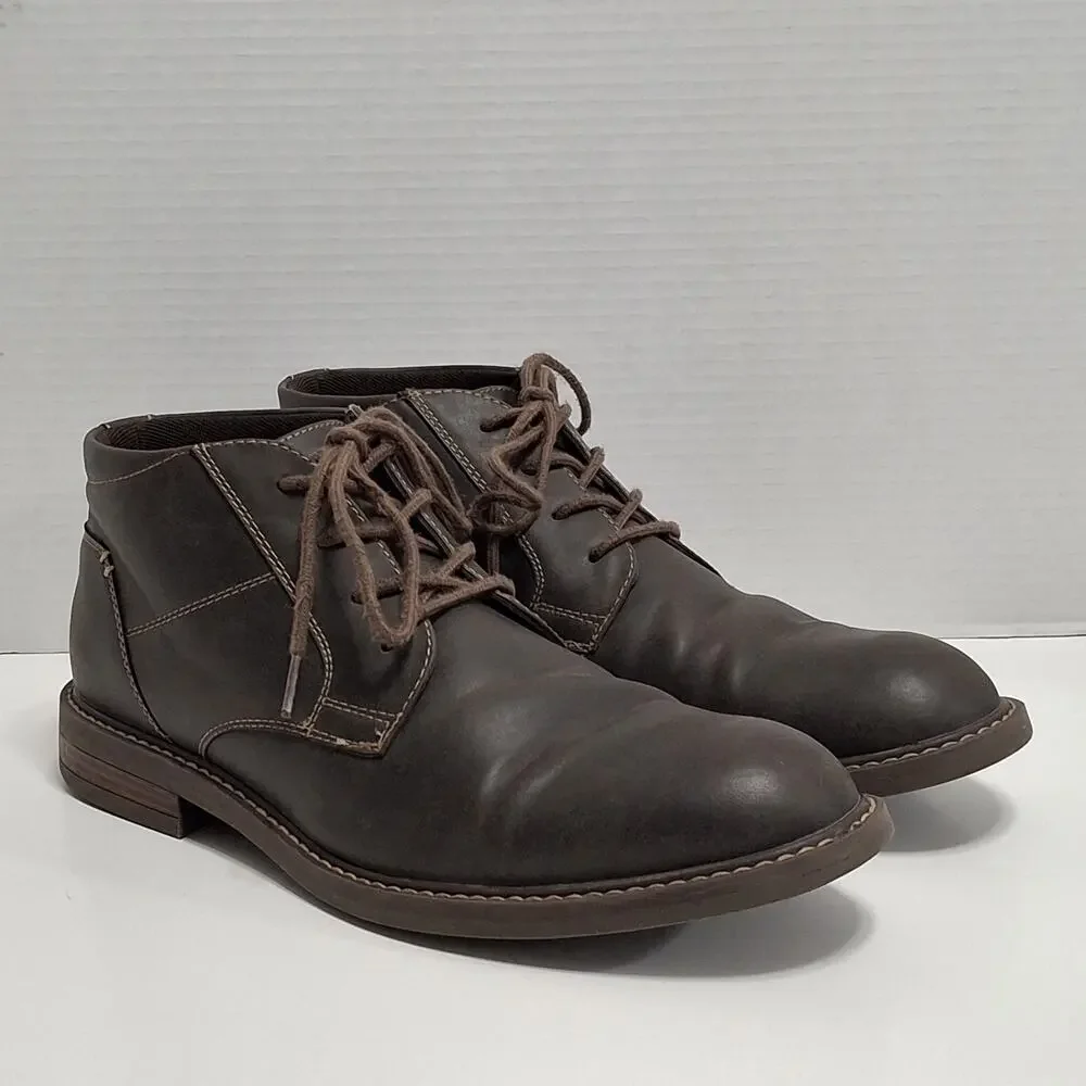 Men's Dexter Comfort Chukka Oxford Boots Memory Foam Size 11